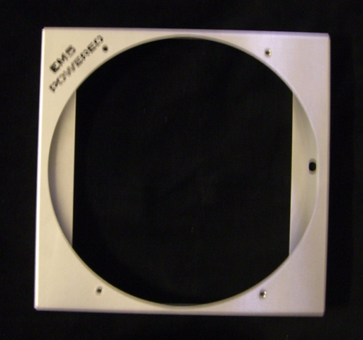 MR2 9" Fan Shroud for sidemount IC (aluminum or gloss black)